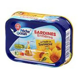 Sardines Huile de tournesol (135g)