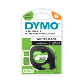 TAG DYMO Ruban Papier Dymo 12mm x 4mm l'unité