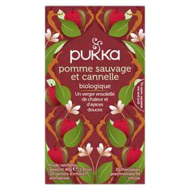 Infusion Bio Pomme Sauvage Cannelle et Gingembre 20 Sachets (36g)