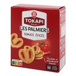 MARQUE REPÈRE, TOKAPI Palmiers feuilletés tomate épicée 75g