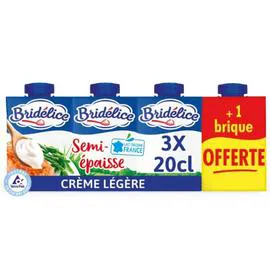 Crème fraîche 18% MG Semi-épaisse (4x20cl)