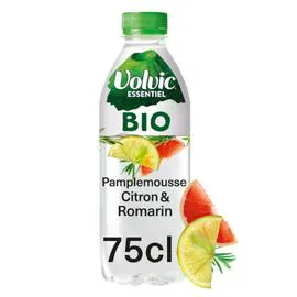 VOLVIC Eau aromatisée citron pamplemousse Bio 75cl