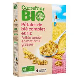 Céréales pétales de blé complet et riz (300g)