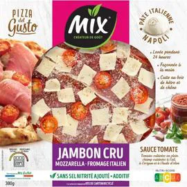 PIZZA GUSTO Jambon, Speck, fromage italien, tomate (380g)