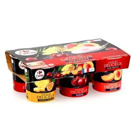 Yaourt délicieux aux fruits (6x150g)