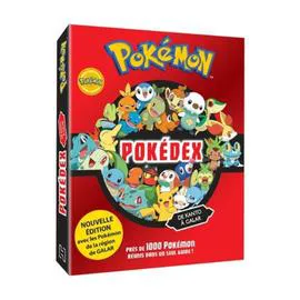 Livre Pokémon - Pokédex de Kanto à Galar (l'unité)