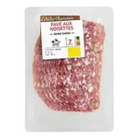 LECLERC, L'ATELIER CHARCUTERIE Pavé aux noisettes tranchés 100g