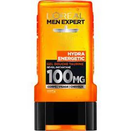 L'ORÉAL PARIS, MEN EXPERT Hydra Energic Gel douche taurine corps visage cheveux 300ml