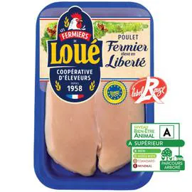 Filets de poulet fermier Label Rouge (2x125g)