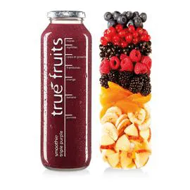 Smoothie triple purple pomme banane orange fruits rouges (75cl)
