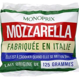 MONOPRIX Mozzarella 125g