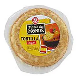 MARQUE REPÈRE, TABLES DU MONDE Tortilla Oignons 500g
