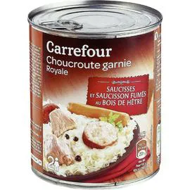 Plat cuisiné choucroute garnie (800g)