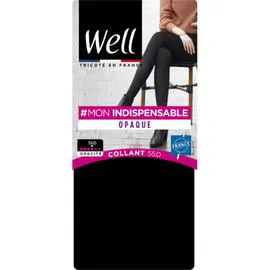 Collant femme noir opaque T5/6 Mon indispensable (l'unité)