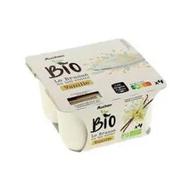 Yaourt brassé sucré à la vanille (4x100g)