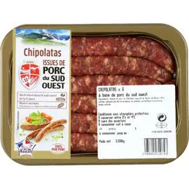 Chipolatas Sud-Ouest (330g)