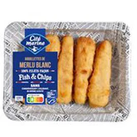 Aiguillettes de merlu blanc MSC (240g)