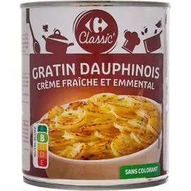 CARREFOUR Plat cuisiné gratin Dauphinois 850g