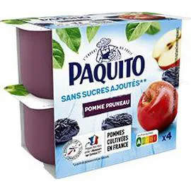 Purée pomme pruneau sans sucres ajoutés (4x100g)