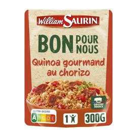 Plat cuisiné quinoa gourmand au chorizo (300g)