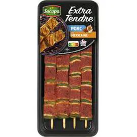 Brochette de porc à la mexicaine extra tendre (340g)