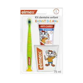 Kit Dentaire Brosse À Dents + Dentifrice Enfant De 0 - 6 Ans (l'unité)