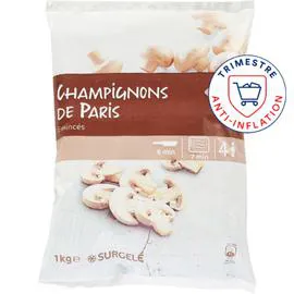 CARREFOUR Champignons de Paris émincés 1kg