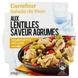 Salade de thon aux lentilles (210g)