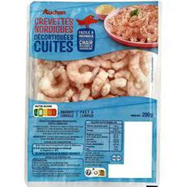 Crevettes Nordiques décortiquées cuites (200g)
