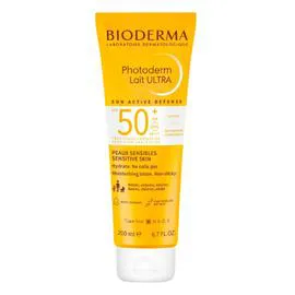 Crème Solaire Hydrate Très Haute Protection 50 Pour Peaux Sensibles Photoderm Lait Ultra Sun Active Defense (200ml)