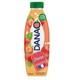DANAO Boisson lactée Fraise 900ml