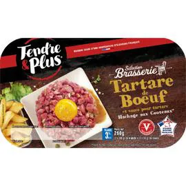 Viande bovine tartare façon brasserie (2x130g)