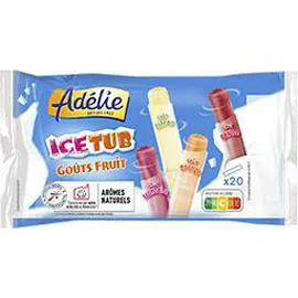 ADÉLIE Glace Ice Tub goûts fruit 20x64ml