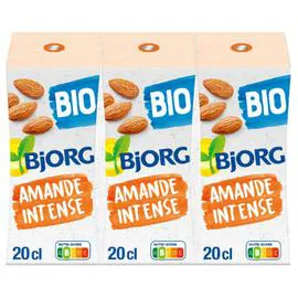Boisson végétale à l'amande intense Bio (3x200ml)