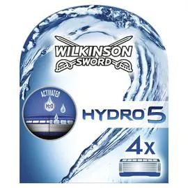 WILKINSON SWORD Lames de rasoir Hydro 5 Céramide x4