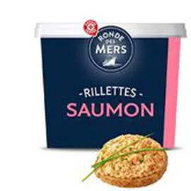 MARQUE REPÈRE, RONDE DES MERS Rillettes de saumon MSC 150g