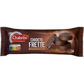 CHABRIOR Gaufrette & chocolat Choc'o Frette 6x24g