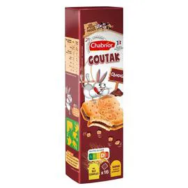CHABRIOR Biscuits Goutak chocolat 295g