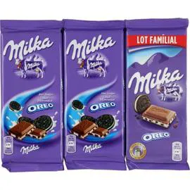 Tablette de chocolat au lait Oreo (3x100g)