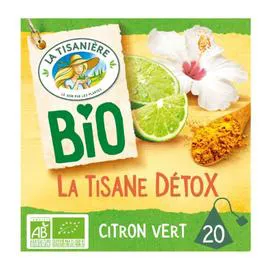 Infusion detox citron vert Bio (30g)