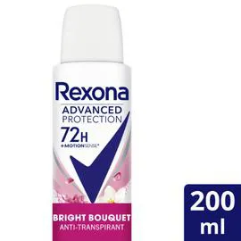 REXONA Déodorant Femme Spray Anti-Transpirant 72H Bright Bouquet 200ml