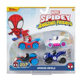 Véhicule Spidey and his Amazing Friends + figurine x8 (x7)
