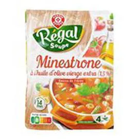 MARQUE REPÈRE, RÉGAL SOUPE Soupe Minestrone Déshydratée 104g