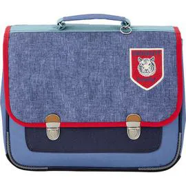MONOPRIX Monoprix Cartable Patch Tigre 38 x 14 x 33 cm l'unité