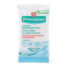  Lingettes désinfectantes 2en1 x10 lingettes x10 