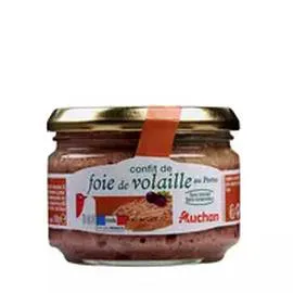 Confit de foie de vollaile au Porto (180g)