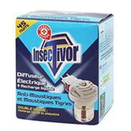 Diffuseur électrique Anti-moustiques + recharge 35ml (l'unité)