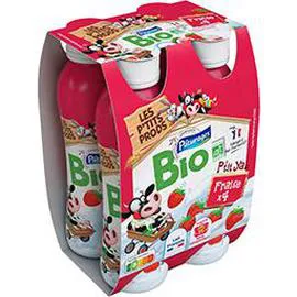 Yaourt à boire fraise BIO (4x180g)