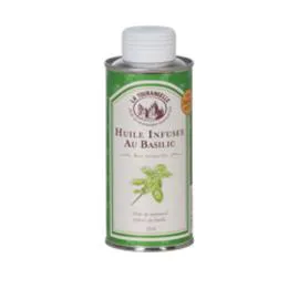 Huile de tournesol infusée au basilic (25cl)