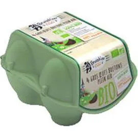 Gros Oeufs bretons BIO (x4)